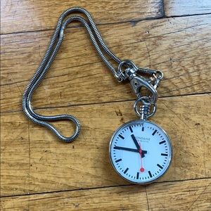 Mondaine Pocket Watch/ Necklace